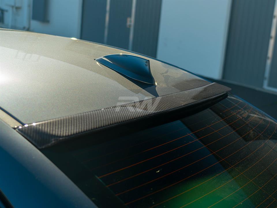 BMW G20 and G80 M3 with RW Carbon Fiber Roof Spoiler