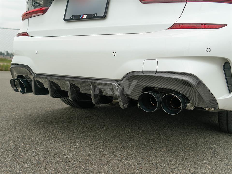 BMW G20 DTM Style Carbon Fiber Rear Diffuser