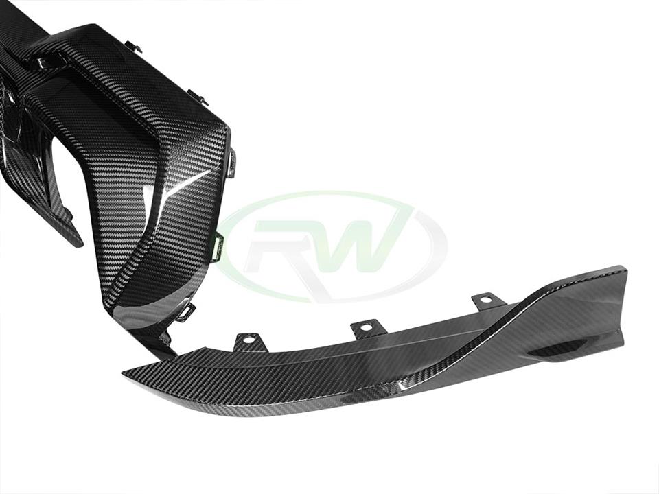 BMW G22/G23 4-Series DTM Style Carbon Fiber Diffuser