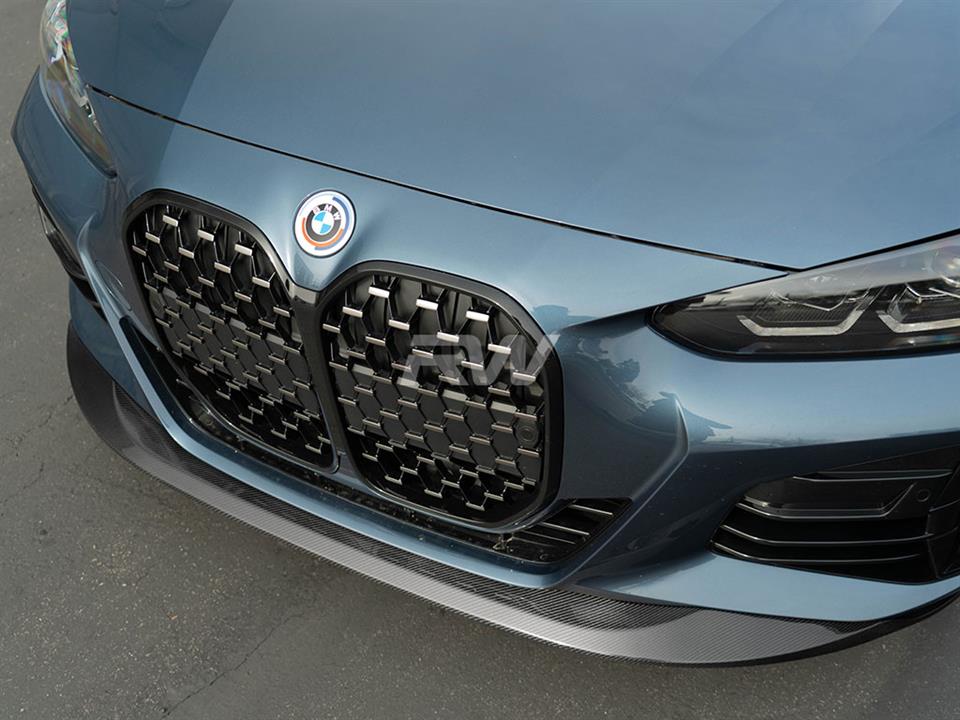 BMW G22 and G23 Performance Style Carbon Fiber Front Lip from RW