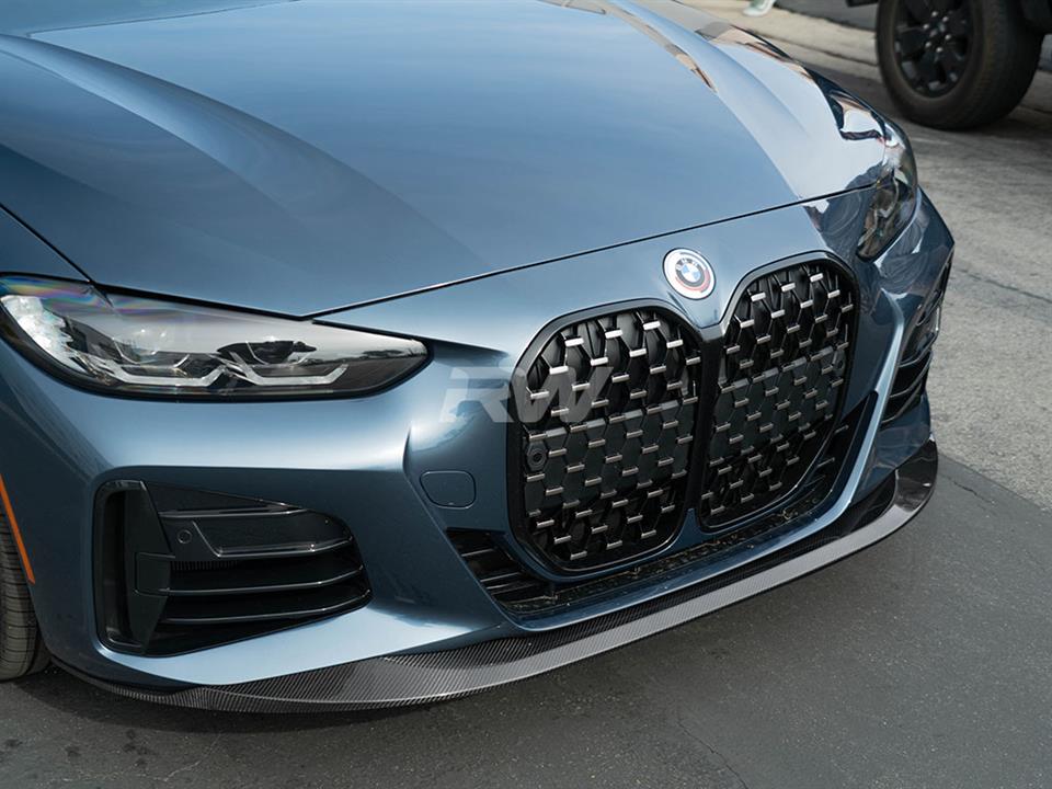 BMW G22 and G23 Performance Style Carbon Fiber Front Lip from RW