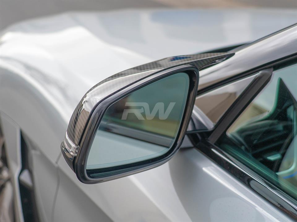 BMW G8X M3 M4 and i4 Carbon Fiber Mirror Cap Replacements