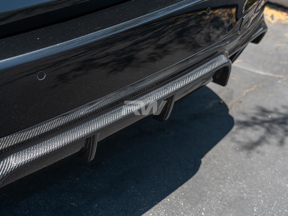 BMW G30 M550i gets an EC Style Carbon Fiber Rear Diffuser from RW