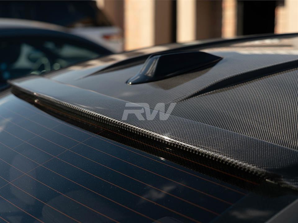 BMW G20 and G80 M3 with RW Carbon Fiber Roof Spoiler
