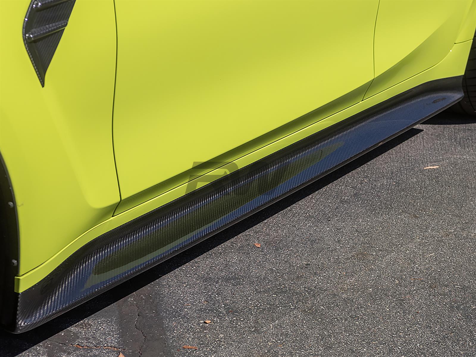 carbon fiber side skirts 3d style for the G80