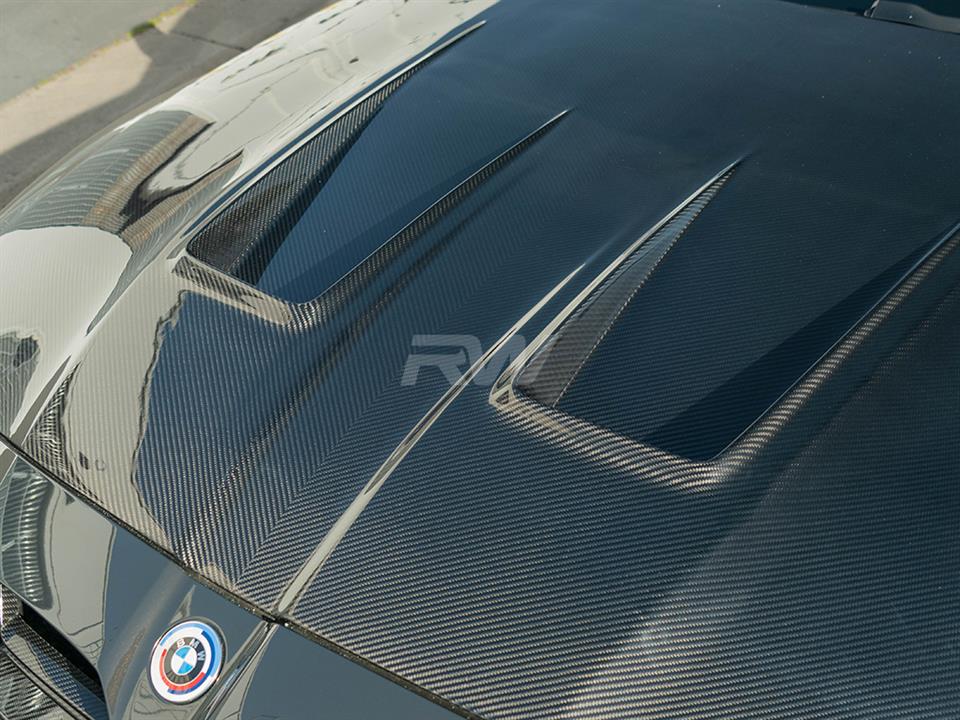 BMW G80 M3 Full Carbon Fiber DTM Hood