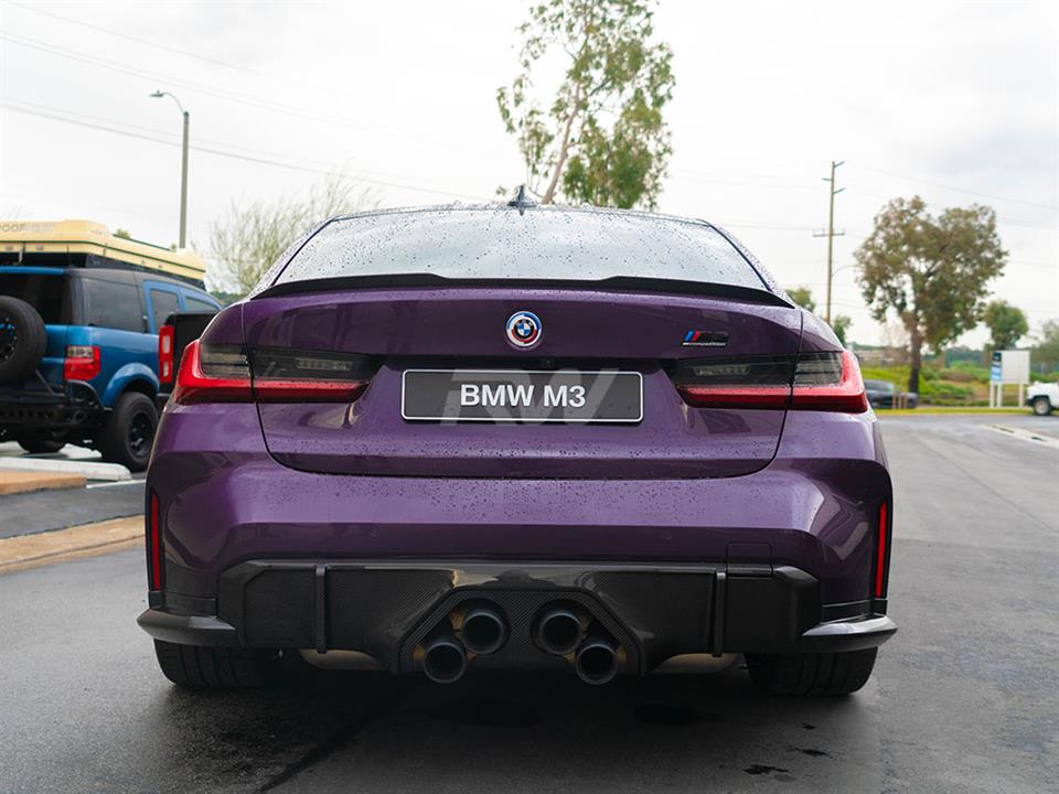Performance style rear diffuser in carbon fiber for the G8x M3 and M4