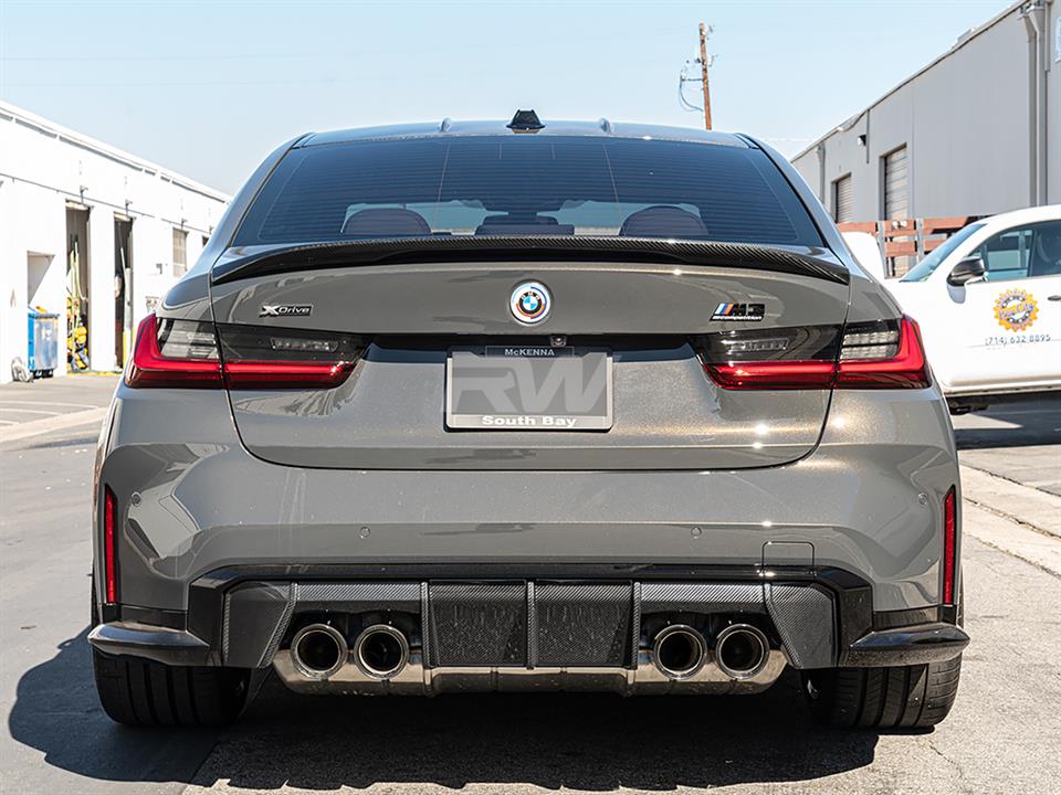 BMW G80 M8 gets our Performance Style CF Trunk Spoiler
