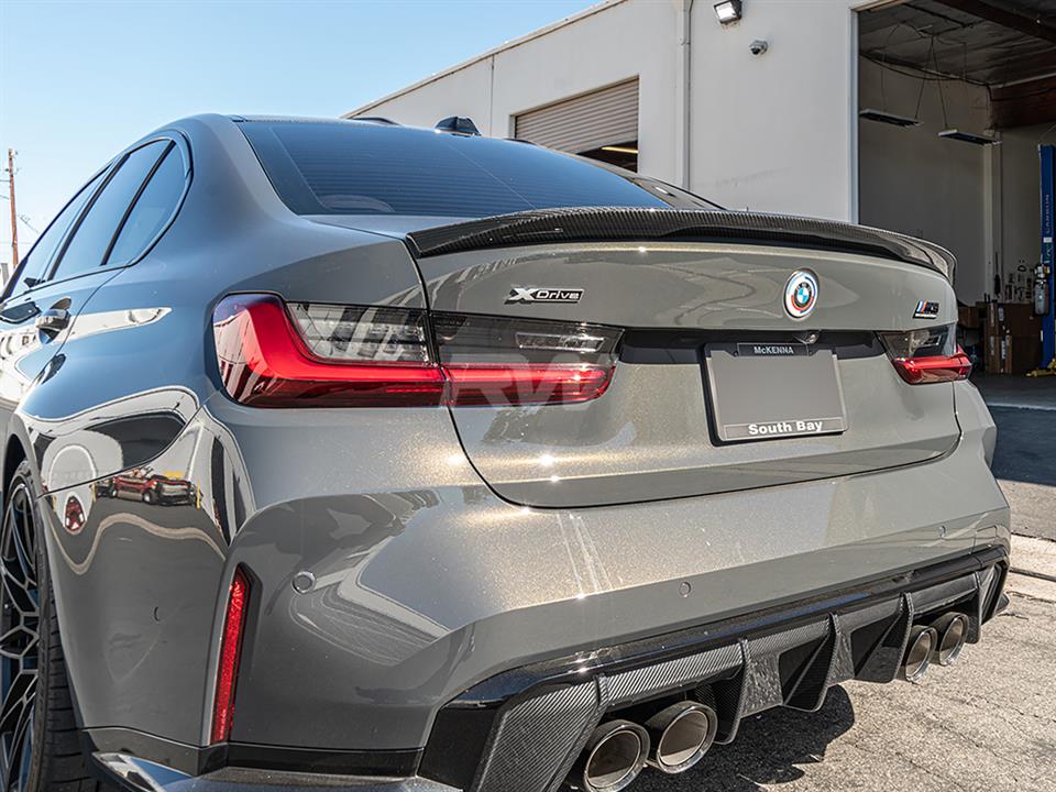 BMW G20 G80 Performance Style CF Trunk Spoiler