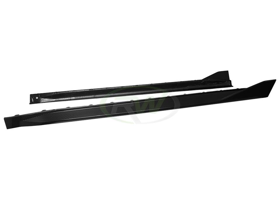 BMW G82 G83 Performance Style Carbon Fiber Side Skirt Extensions