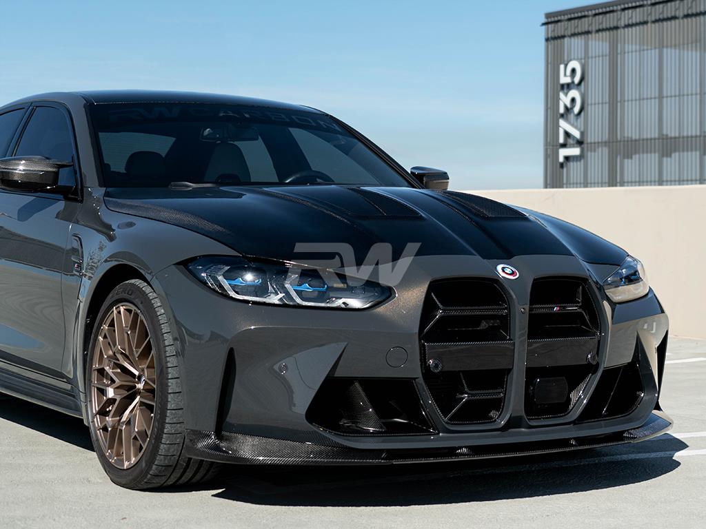 BMW G8X M3 and M4 has a new 3D Style Full Carbon Fiber Front Lip