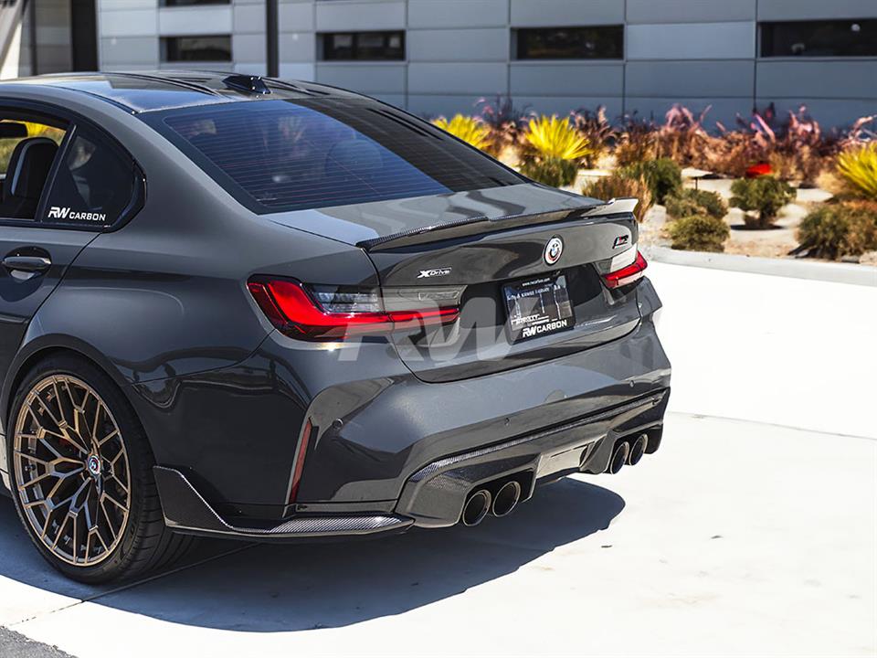 DTM carbon fiber diffuser for the G80 M3 and G82/G83 M4