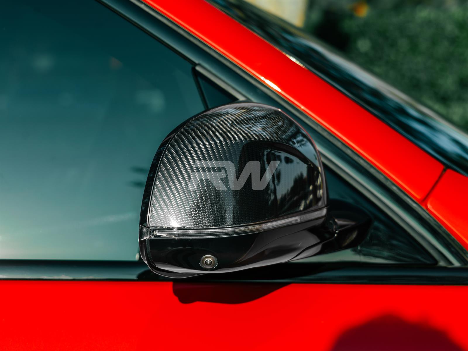 BMW X5M with RW Carbon Fiber Mirror Cap Replacements
