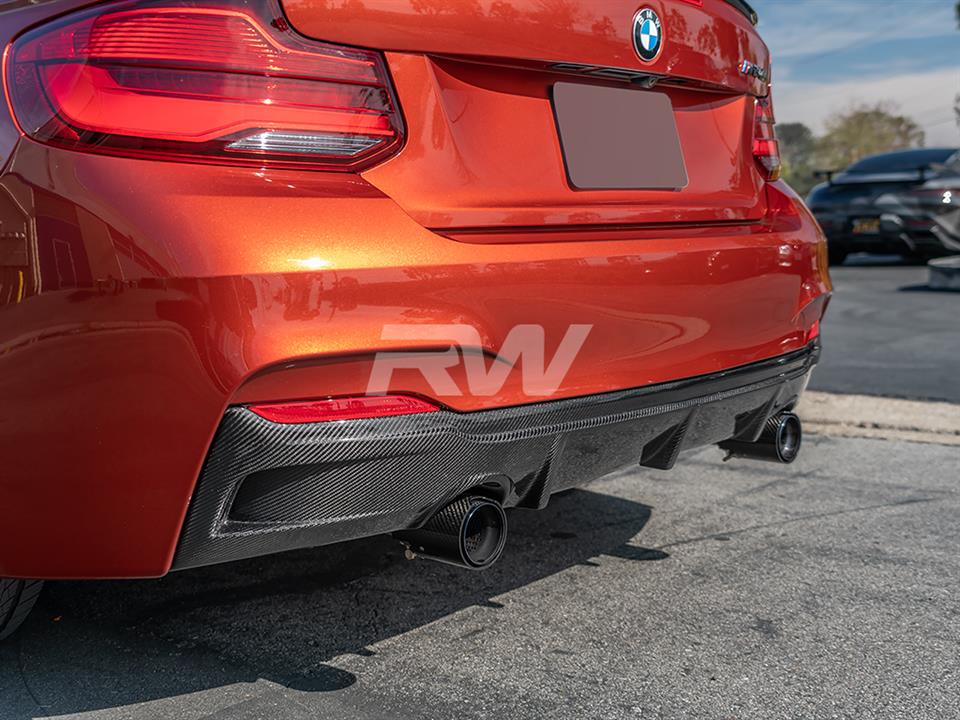 bmw f23 with a exotics style diffuser from RW