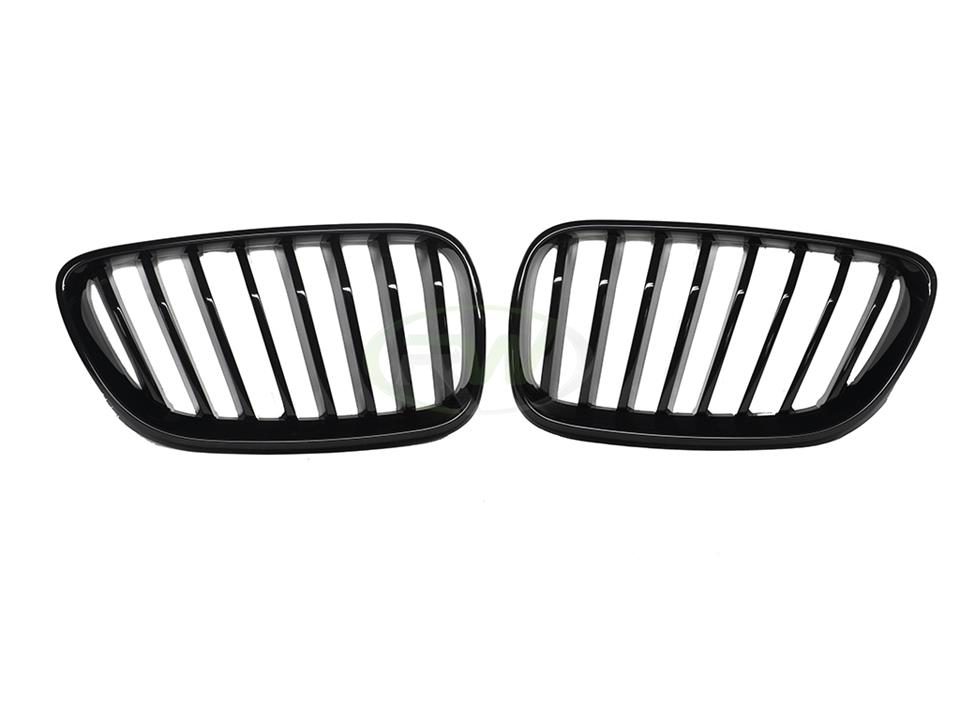 RW Carbon BMW F22 Gloss Black Grille Replacements