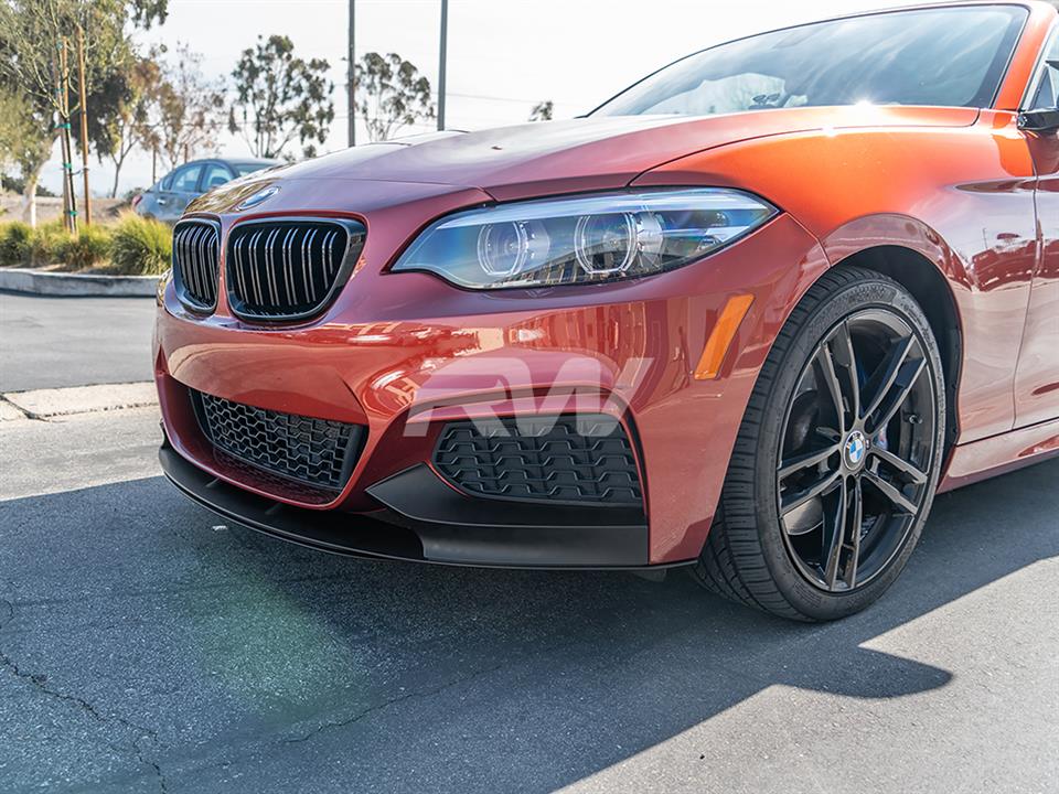 Plastic Alternative BMW F22 F23 Performance Style Front Lip from RW Carbon