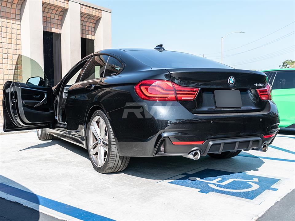 BMW F36 440i with an RW Performance Style Diffuser in Polypropylene 