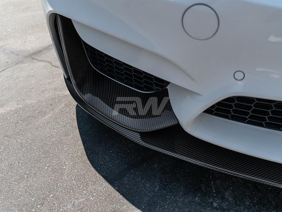 BMW F80 M3 with an RW Performance Style Carbon Fiber Front Lip Spoiler
