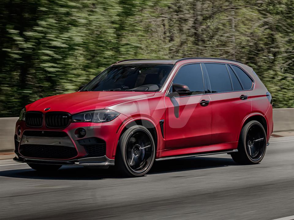 BMW F85 X5M F85 X6M 3D Style Carbon Fiber Front Lip