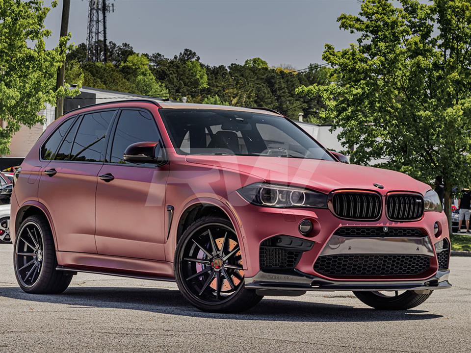 BMW F85 X5M F85 X6M 3D Style Carbon Fiber Front Lip
