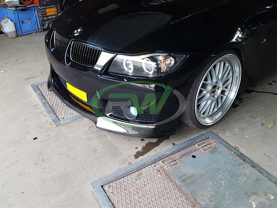 BMW E90/E91/E92/E93 Carbon Fiber Lip for M3 style front bumper