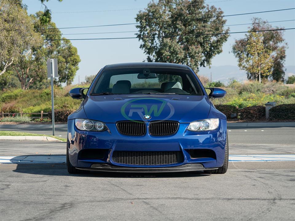 BMW E92 M3 with a GTS Style Carbon Fiber Front Lip from RW