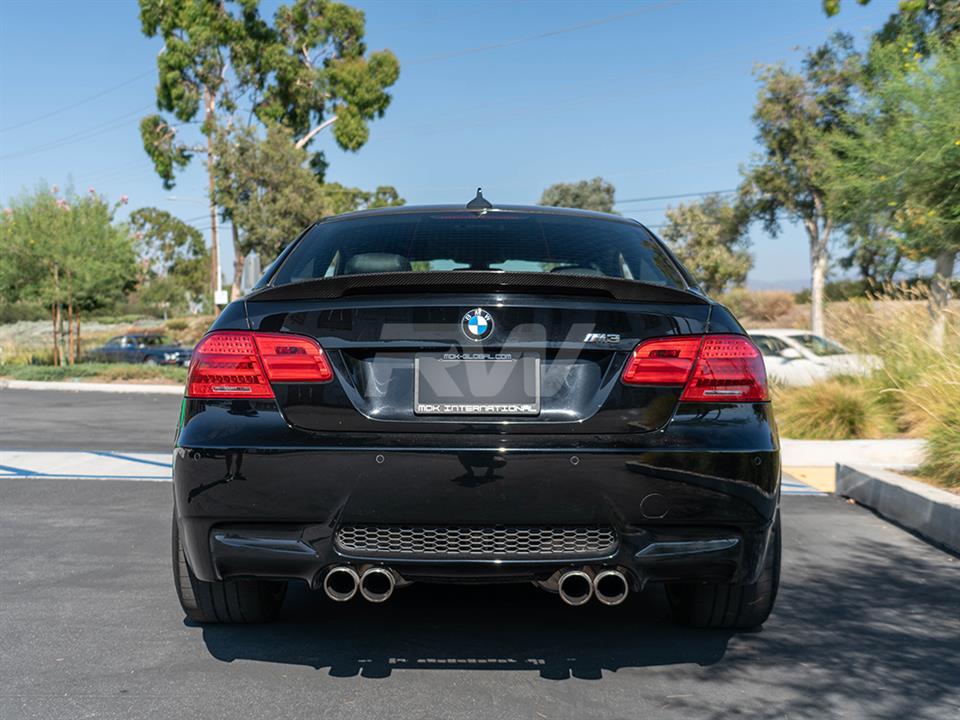 BMW E92 M3 with a Carbon Fiber Performance Style Trunk Spoiler