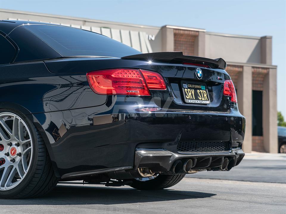 BMW E93 M4 Style Carbon Fiber Trunk Spoiler 328i 335i M3