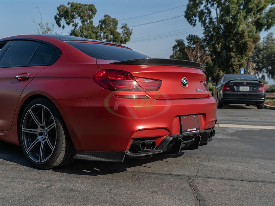 3d style trunk spoiler on BMW F06 M6