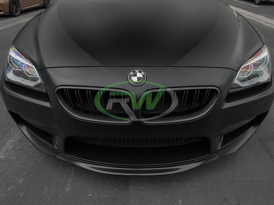 BMW F06 F12 F13 M6 Center CF Front Lip made by RW Carbon