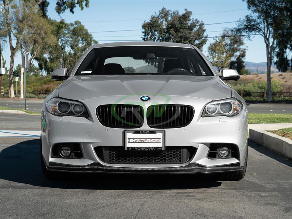 BMW F10 550i with the Arkym Style Carbon Fiber Front Lip