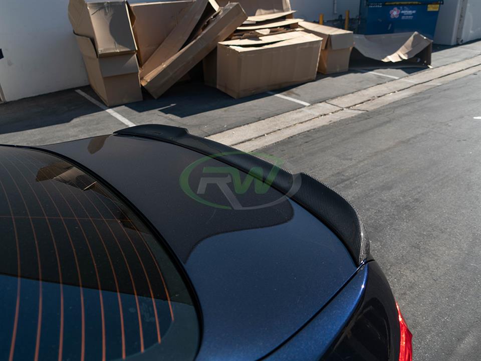 BMW F10 535i receives a CS Style Carbon Fiber Trunk Spoiler
