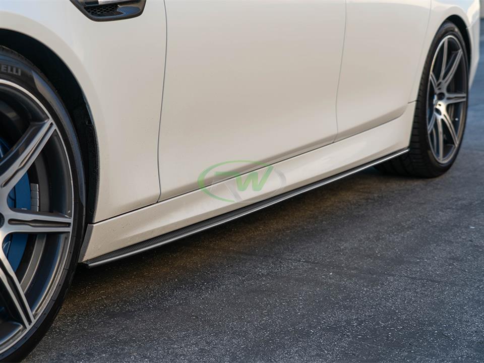 BMW F10 M sport gets a set of Carbon Fiber Performance Style Side Skirts