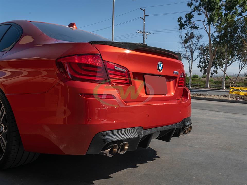 BMW F10 5 series rear spoiler PSM MP M4 Spoiler carbon spoiler F10  accessories