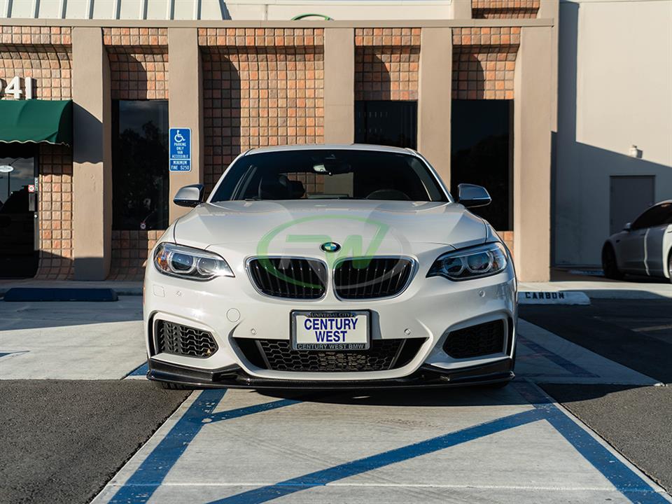 BMW F23 M235i upgraded to a 3D Style Carbon Fiber Front Lip