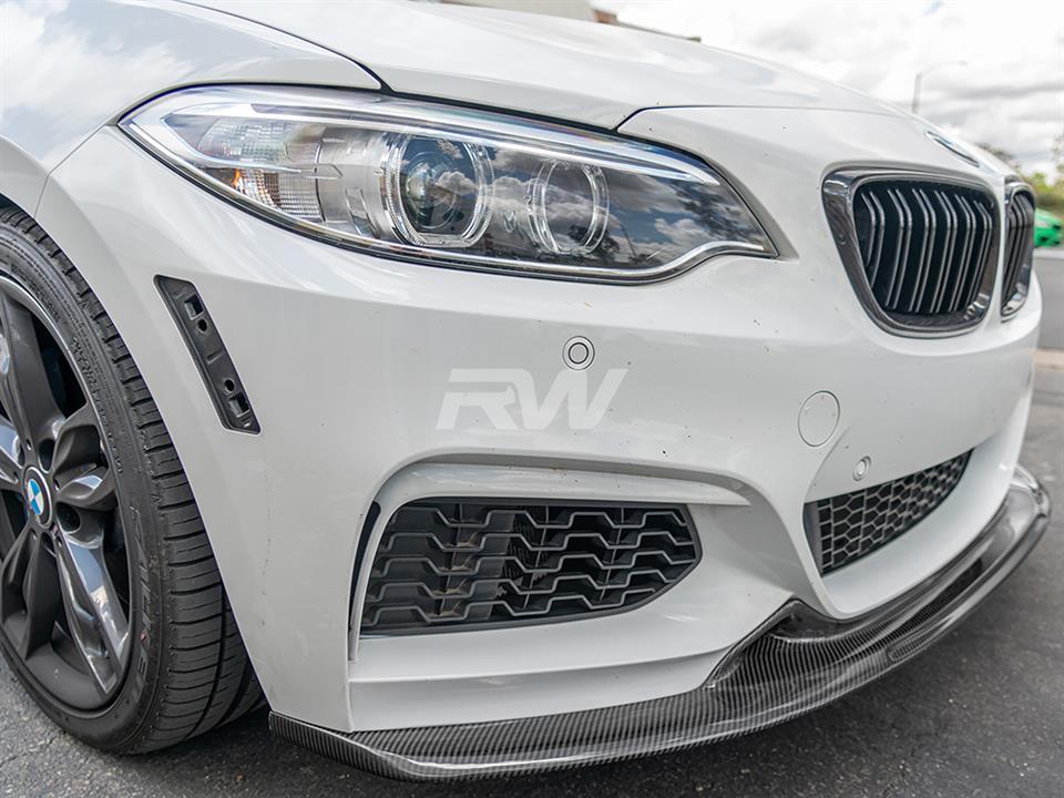 BMW F22 F23 Exotics Style Carbon Fiber Front Lip 228i 230i M235i M240i