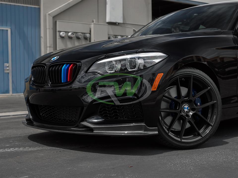 BMW F22 M240i upgraded to a 3D Style Carbon Fiber Front Lip