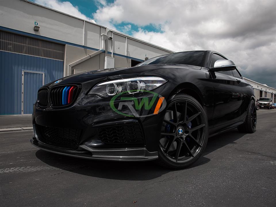 BMW F22/F23 228i M235i 230i M240i 3D Style Carbon Fiber Front Lip