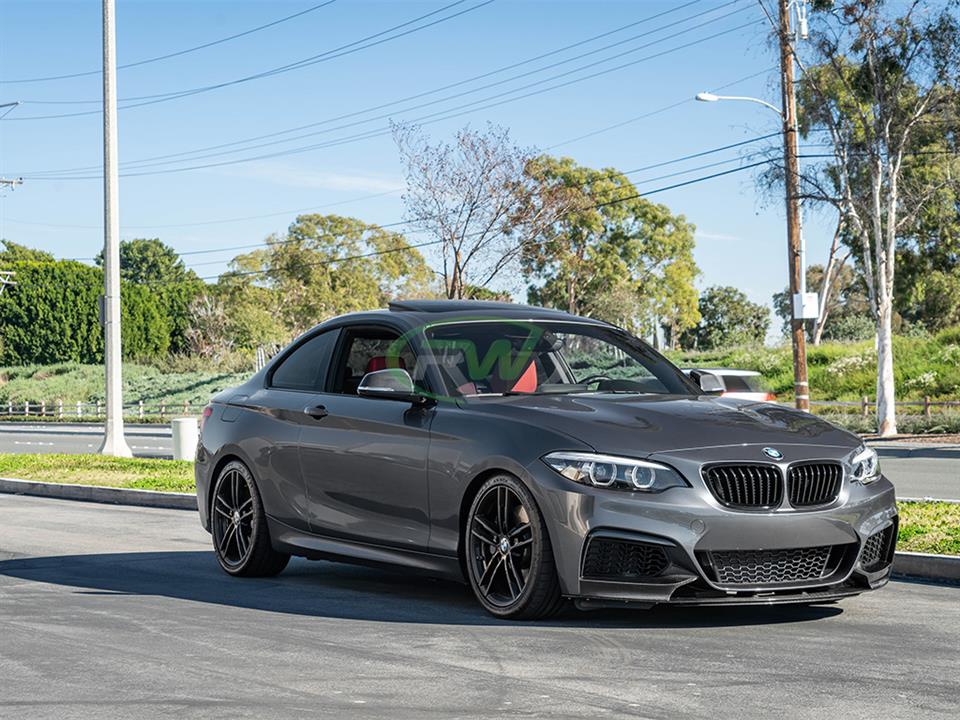 BMW F22 M240i Performance Style Carbon Fiber Front Lip from RW