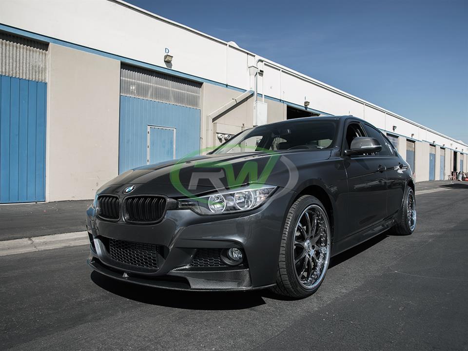 Bmw F30f31 328i 335i 330i 340i Carbon Fiber Performance Style Front Lip