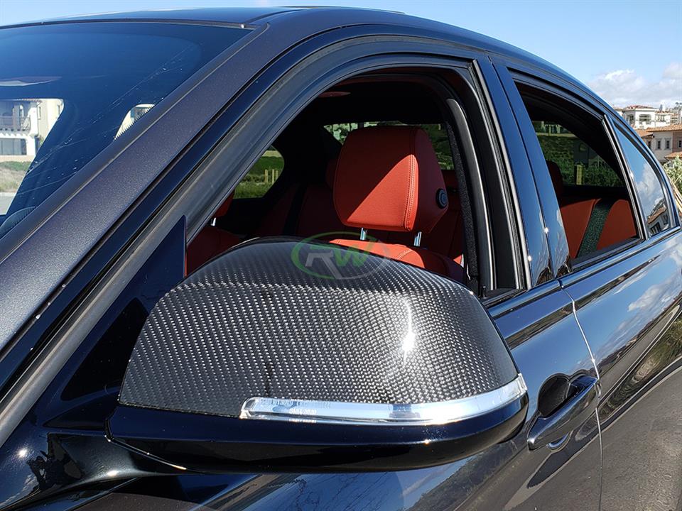 BMW carbon fiber mirror caps