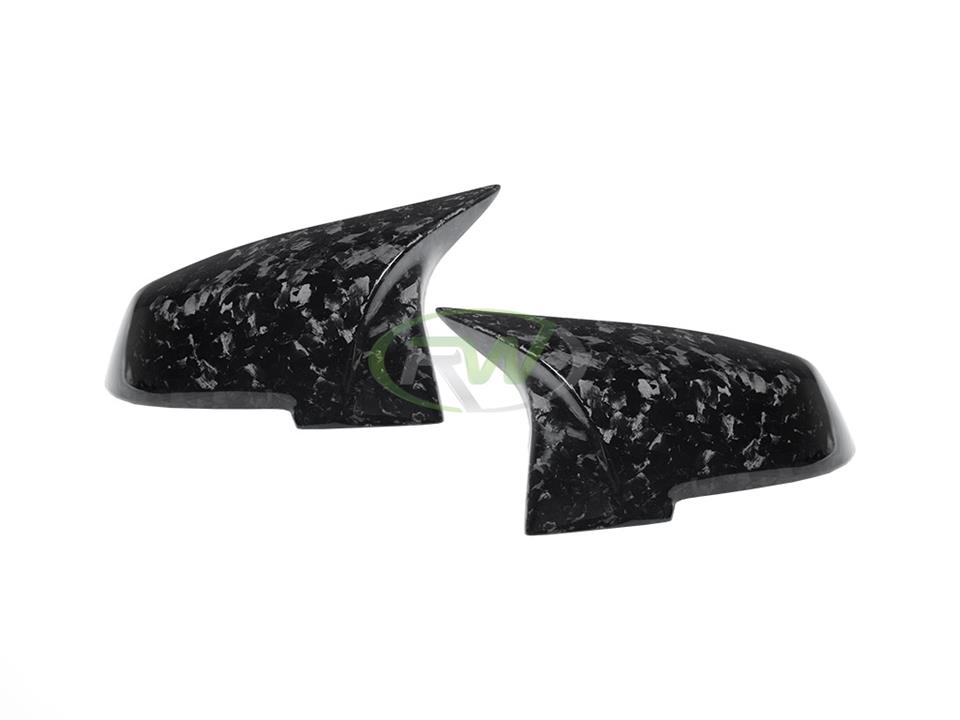 BMW F22 F30 F32 M Style Forged Carbon Fiber Mirror Replacements