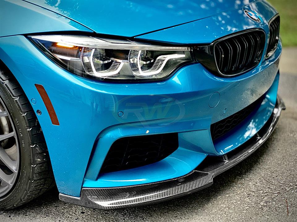 DTM style Carbon Fiber Front Lip for BMW 4 Series w/ M Sport [F32