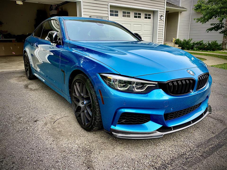 DTM style Carbon Fiber Front Lip for BMW 4 Series w/ M Sport [F32