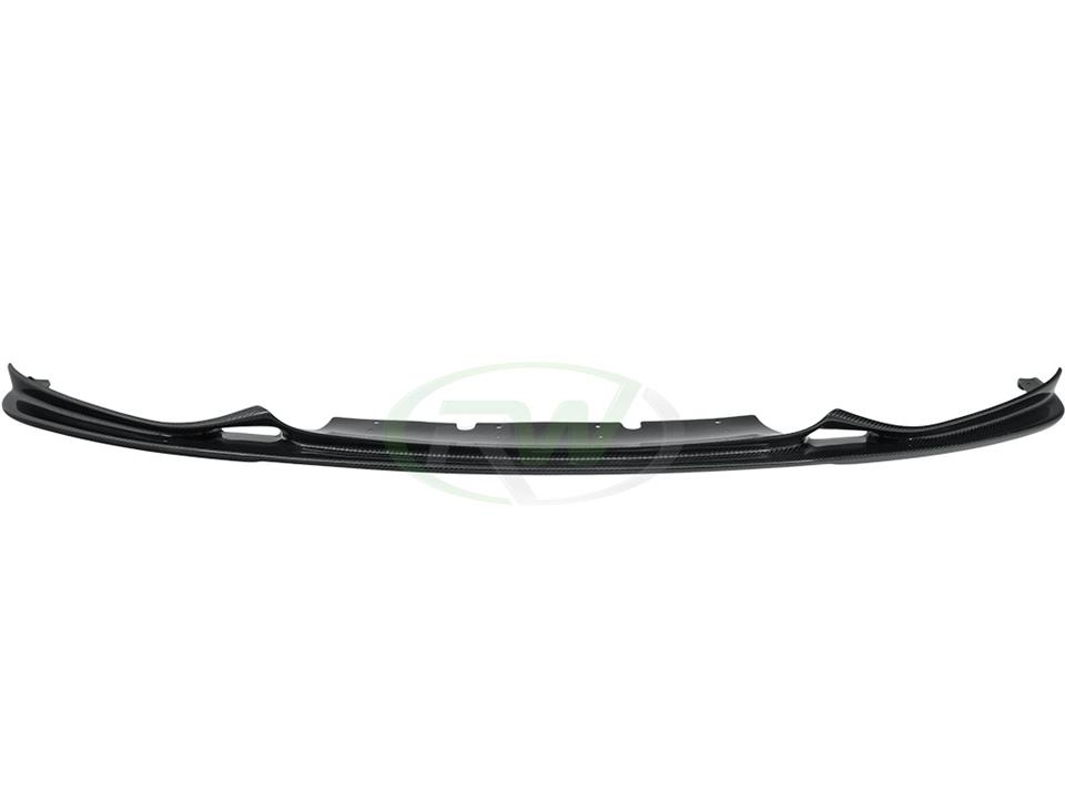 rw carbon fiber bmw f32 f33 f36 4series 428i 435i 440i m sport 3d style cf front lip spoiler
