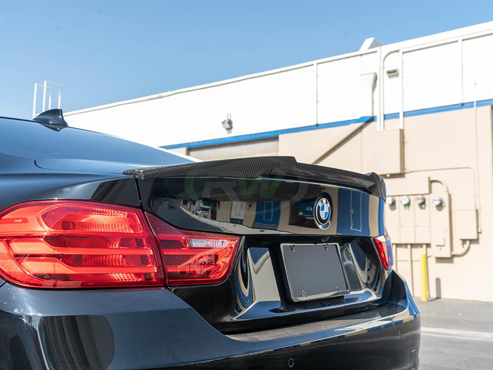 BMW F32 M4 Style Carbon Fiber Trunk Spoiler for 428i 435i