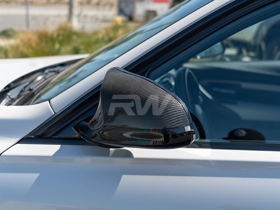 BMW F80 M3 Carbon Fiber Mirror Replacements from RW
