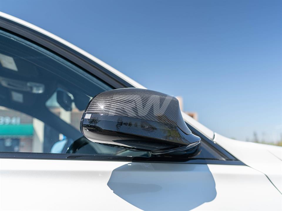 BMW F80 M3 Carbon Fiber Mirror Replacements from RW
