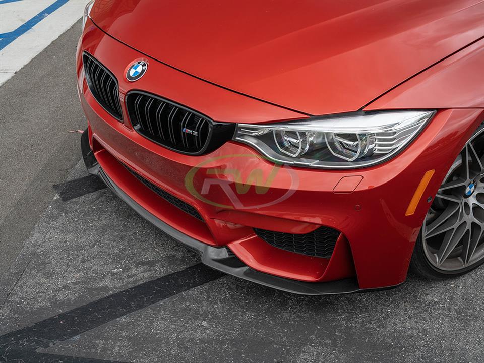 BMW F8X M3/M4 CS Style CF Front Lip Spoiler