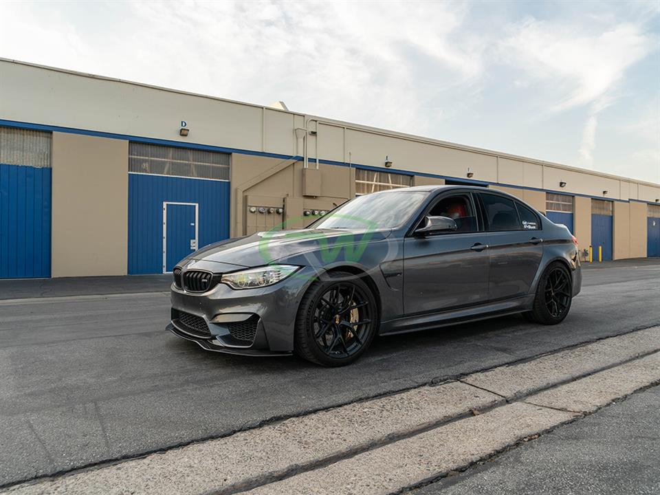 grey f80 with carbon fiber front lip